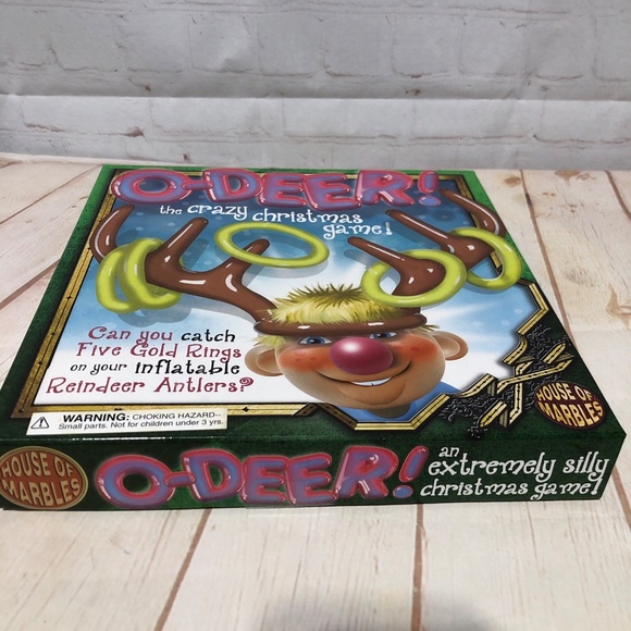O-Deer Gold Rings Fun Family Christmas Game By House Of Marbles - Picture 4 of 6